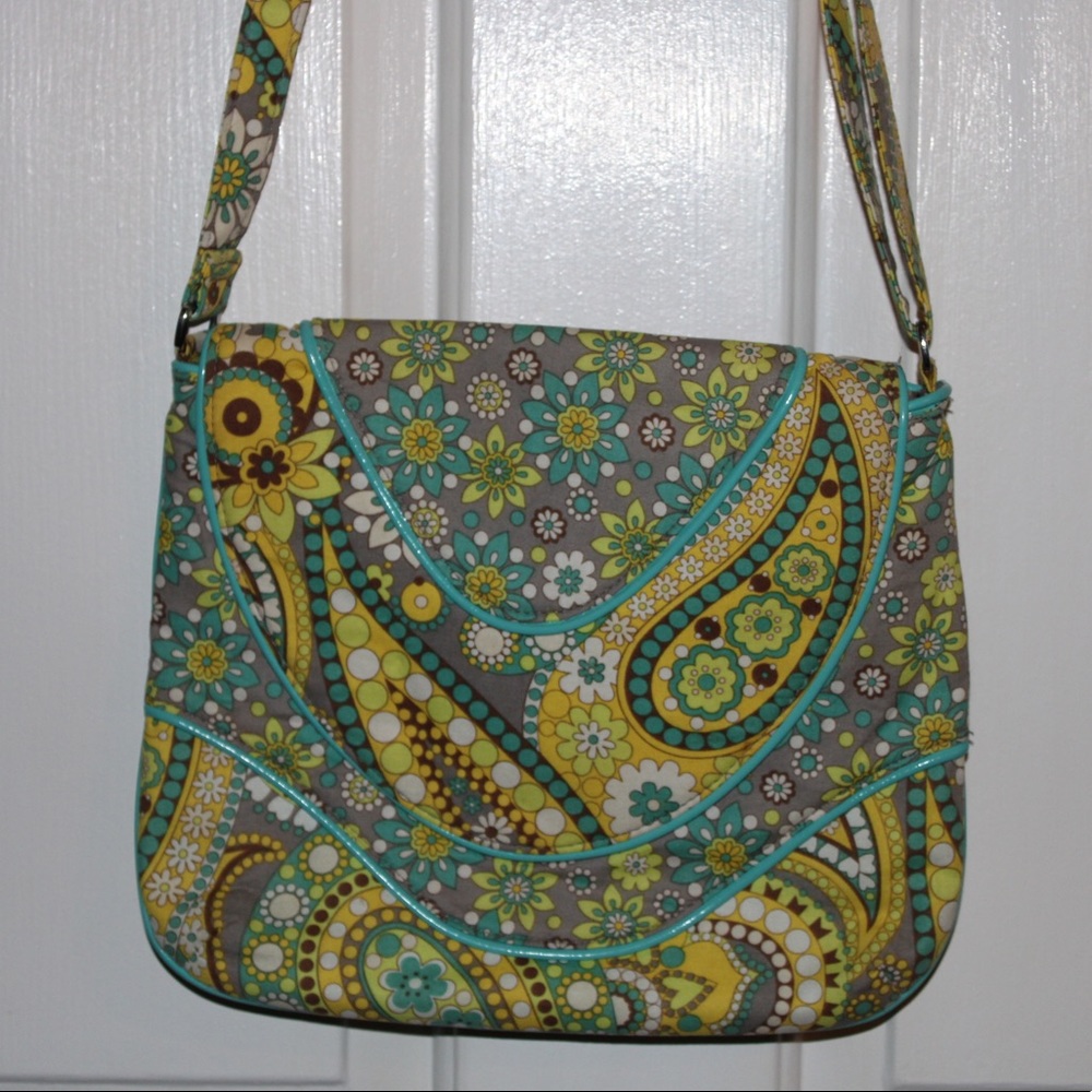 Vera Bradley Lemon Parfait Crossbody/Satchel